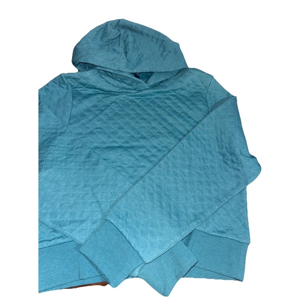 MTA Sport Girls Crop Sweater XL 14/16 Teal